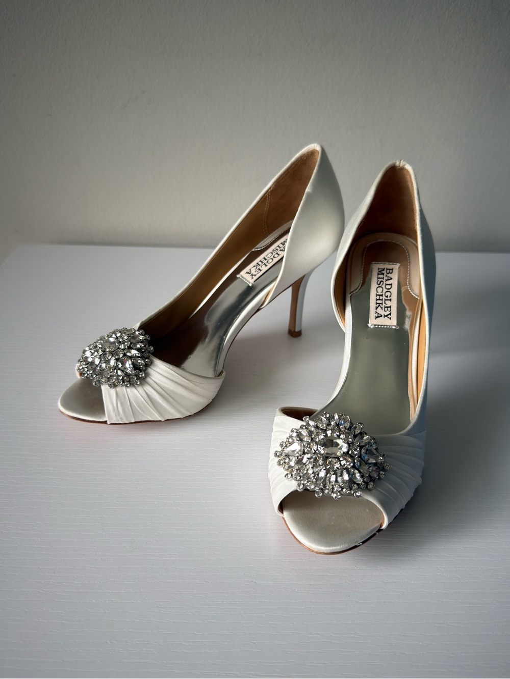 Badgley Mischka Bridal Wedding Shoes 6.5M